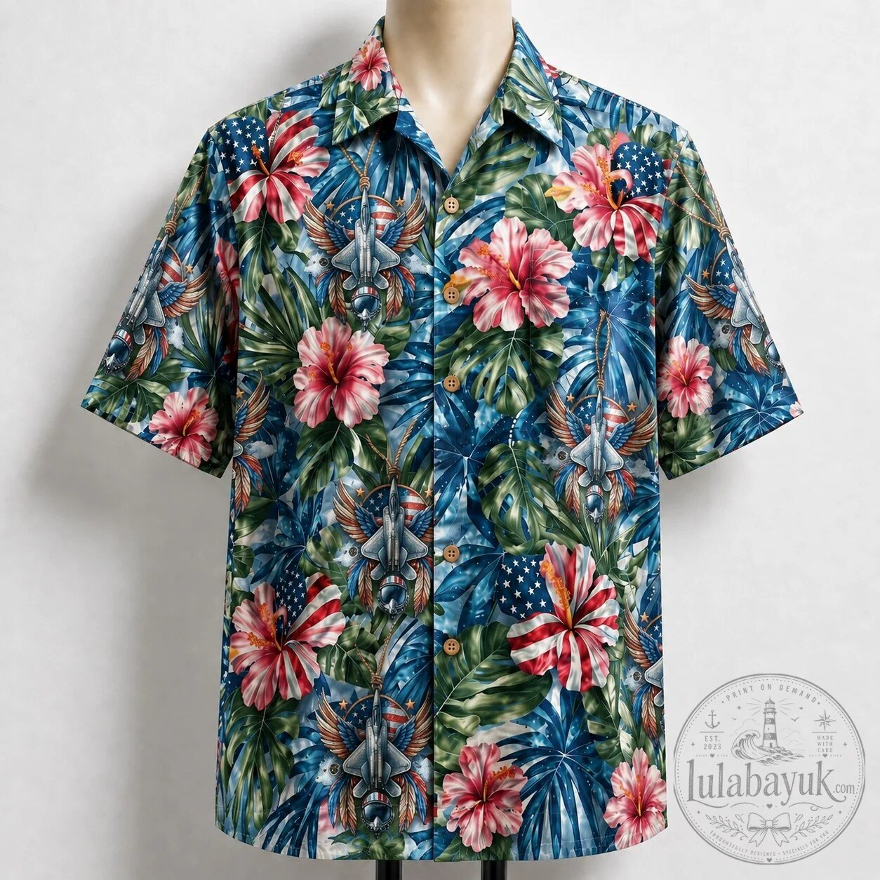 United States Air Force Patriotic Veteran Hawaiian Shirt for Men and Women