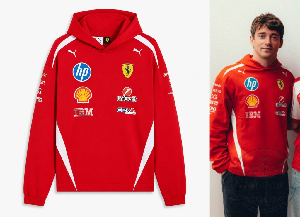 Charles Leclerc Puma Ferrari F1 2025 Red Hoodie Charles Leclerc Puma Ferrari F1 2025 Red Hoodie