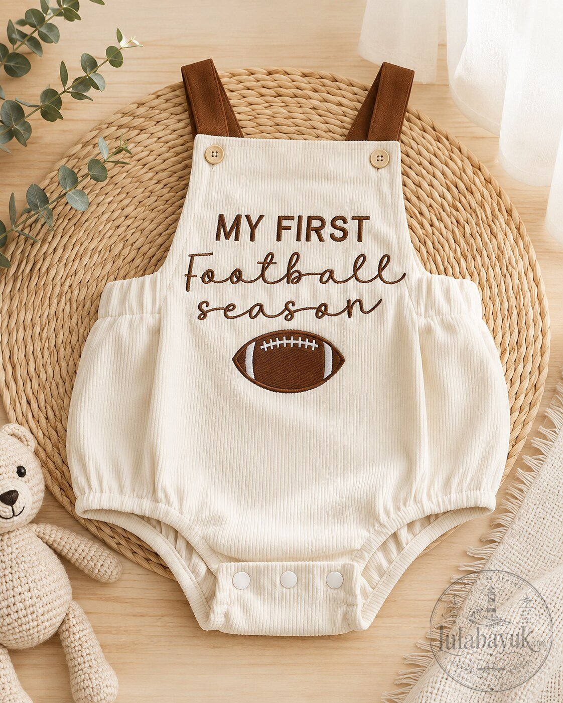My First Football Season Baby Romper