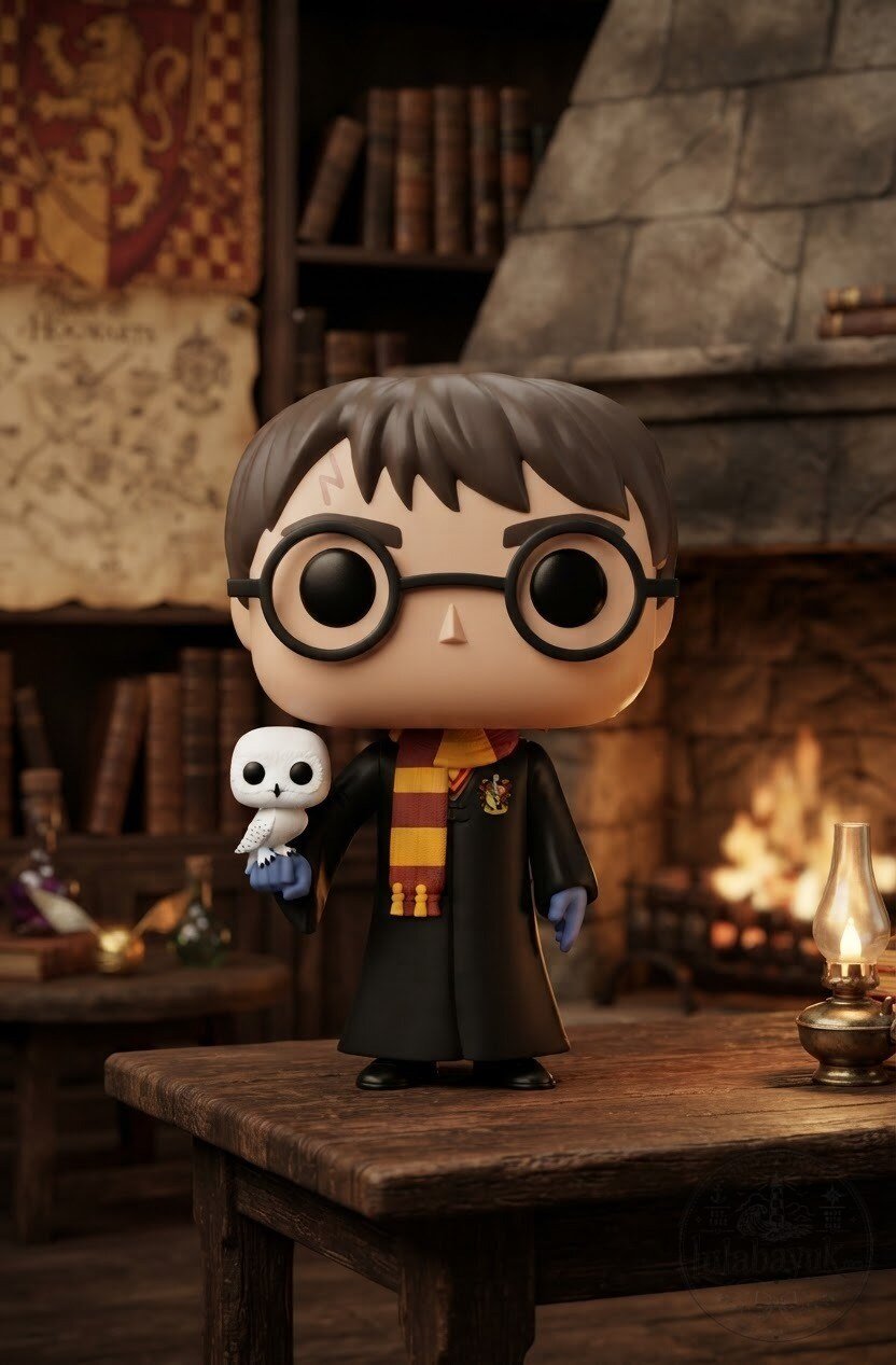 Funko Pop Harry Potter With Hedwig Owl Vinyl Figure Wizarding World Hogwarts Collectible Figure