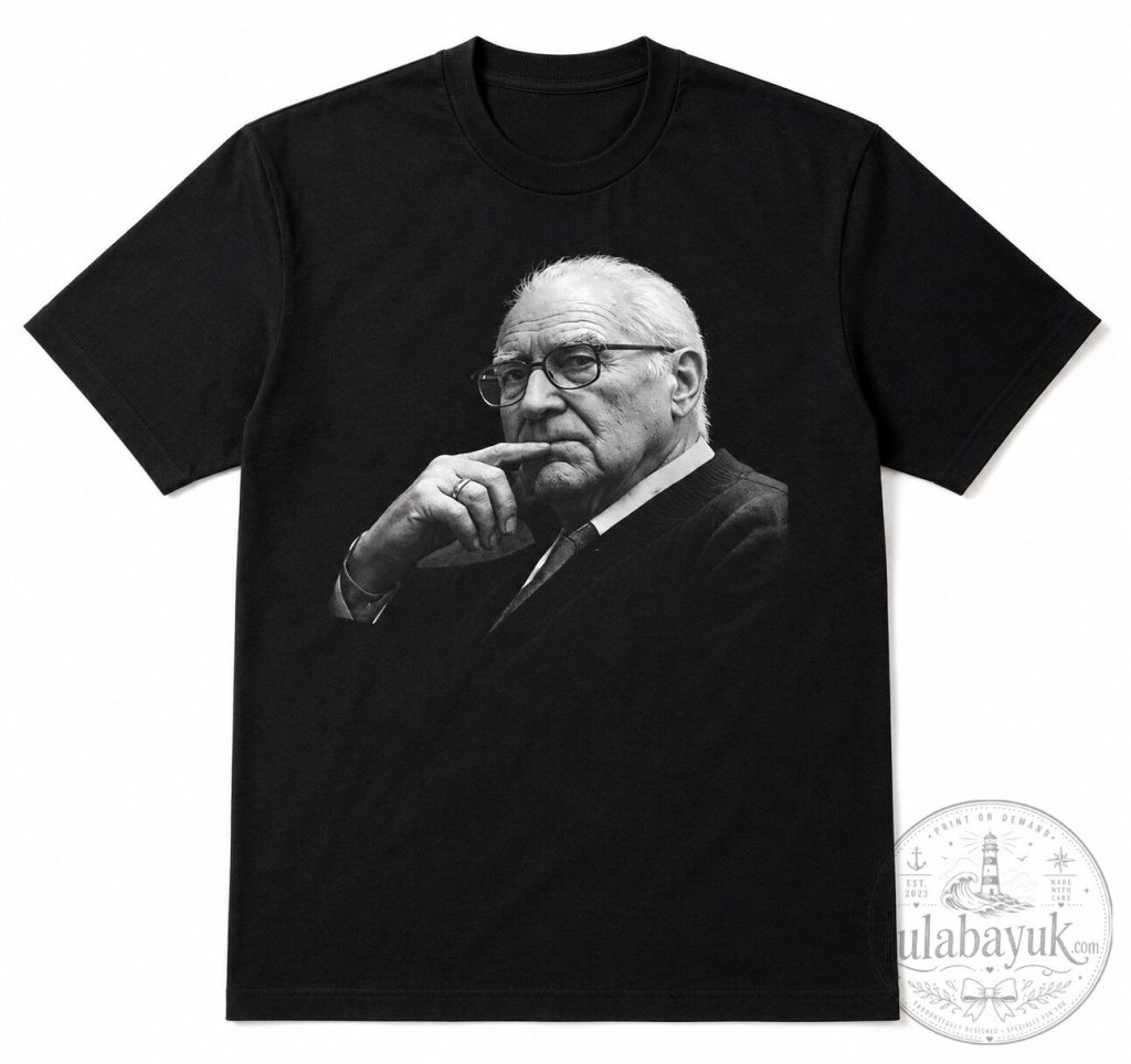 Milton Friedman Famous Economist Portrait Graphic T-Shirt Milton Friedman Famous Economist Portrait Graphic T-Shirt