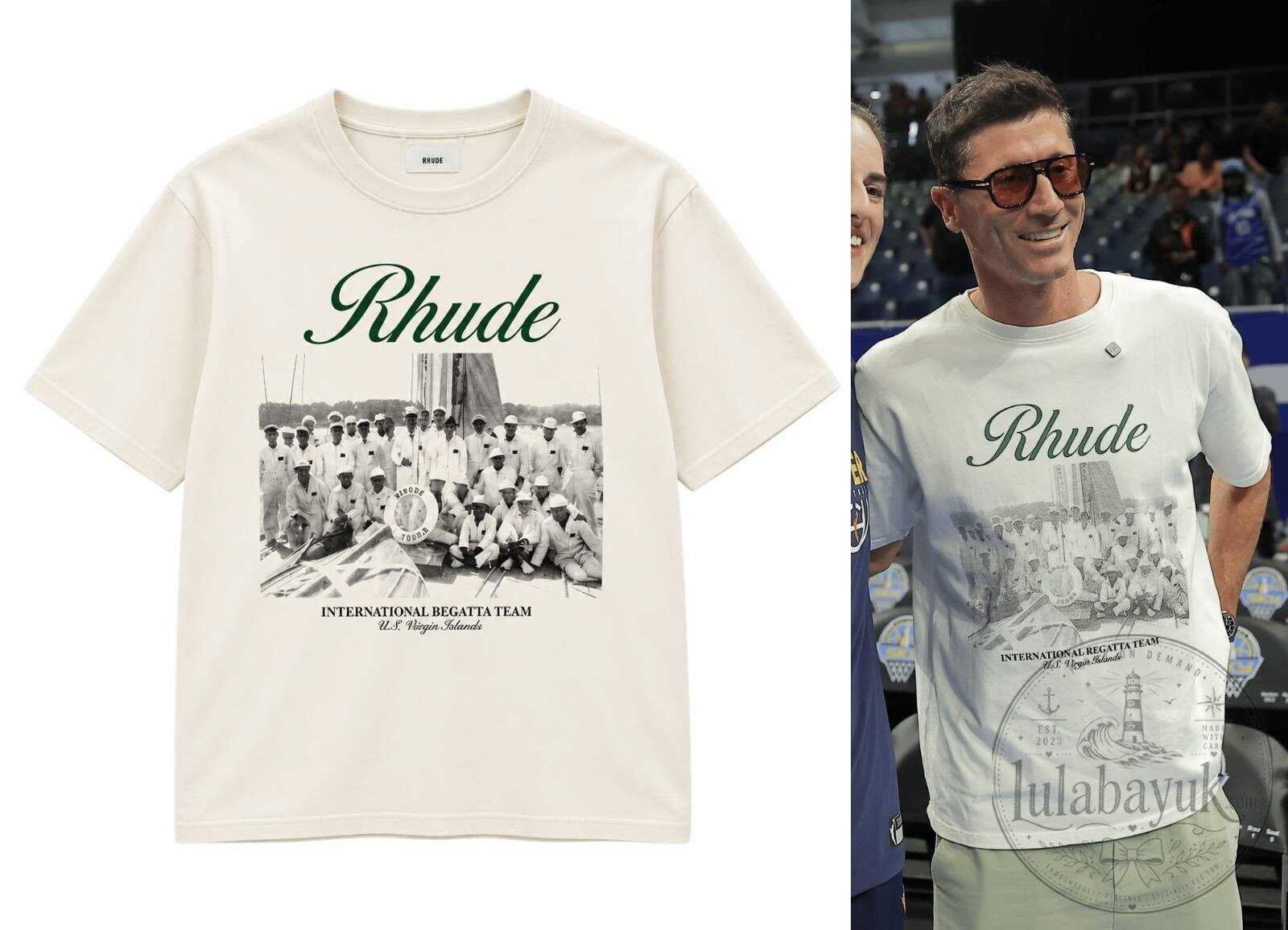 Robert Lewandowski Rhude International Regatta Team T-Shirt