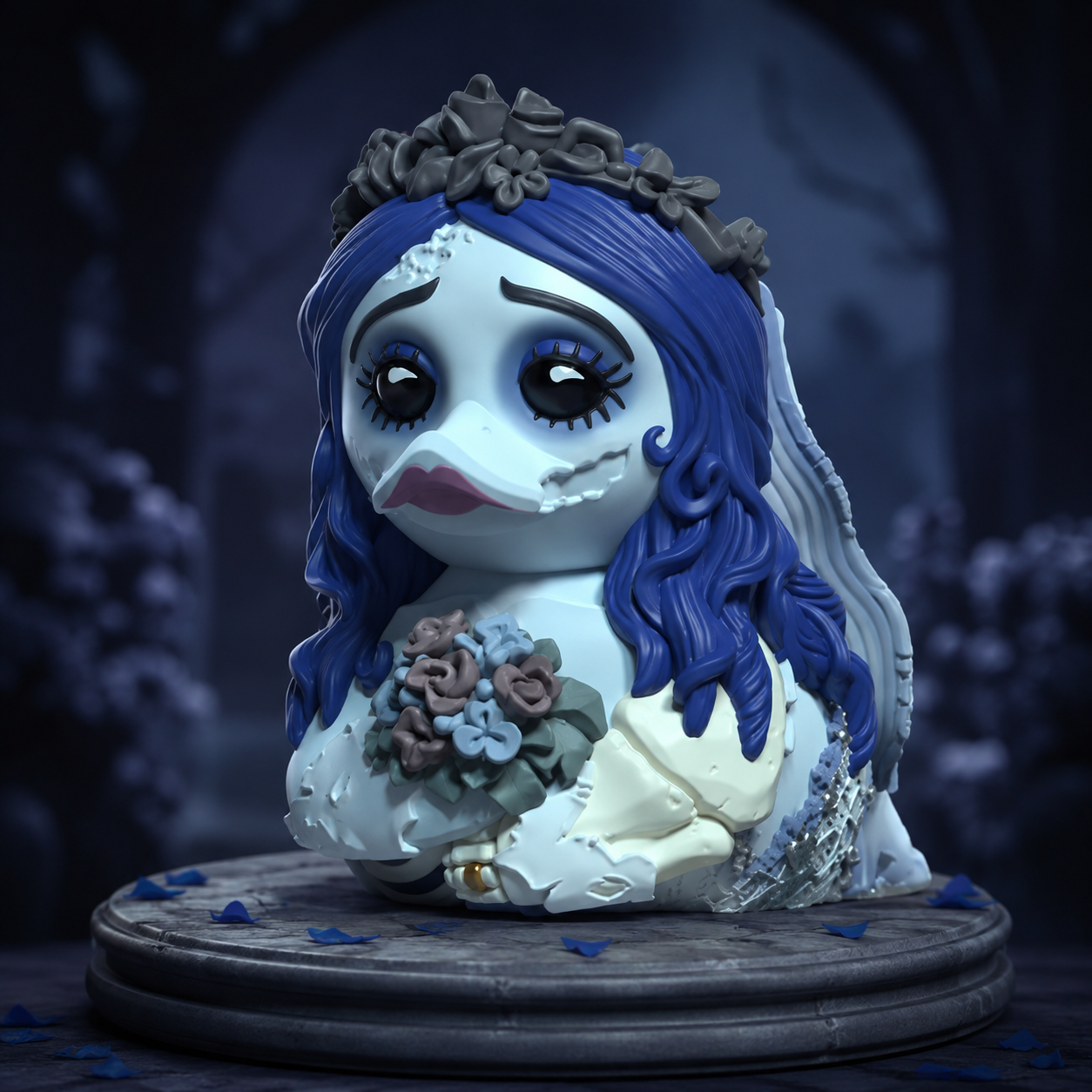 Emily Corpse Bride TUBBZ Cosplaying Rubber Duck Collectible