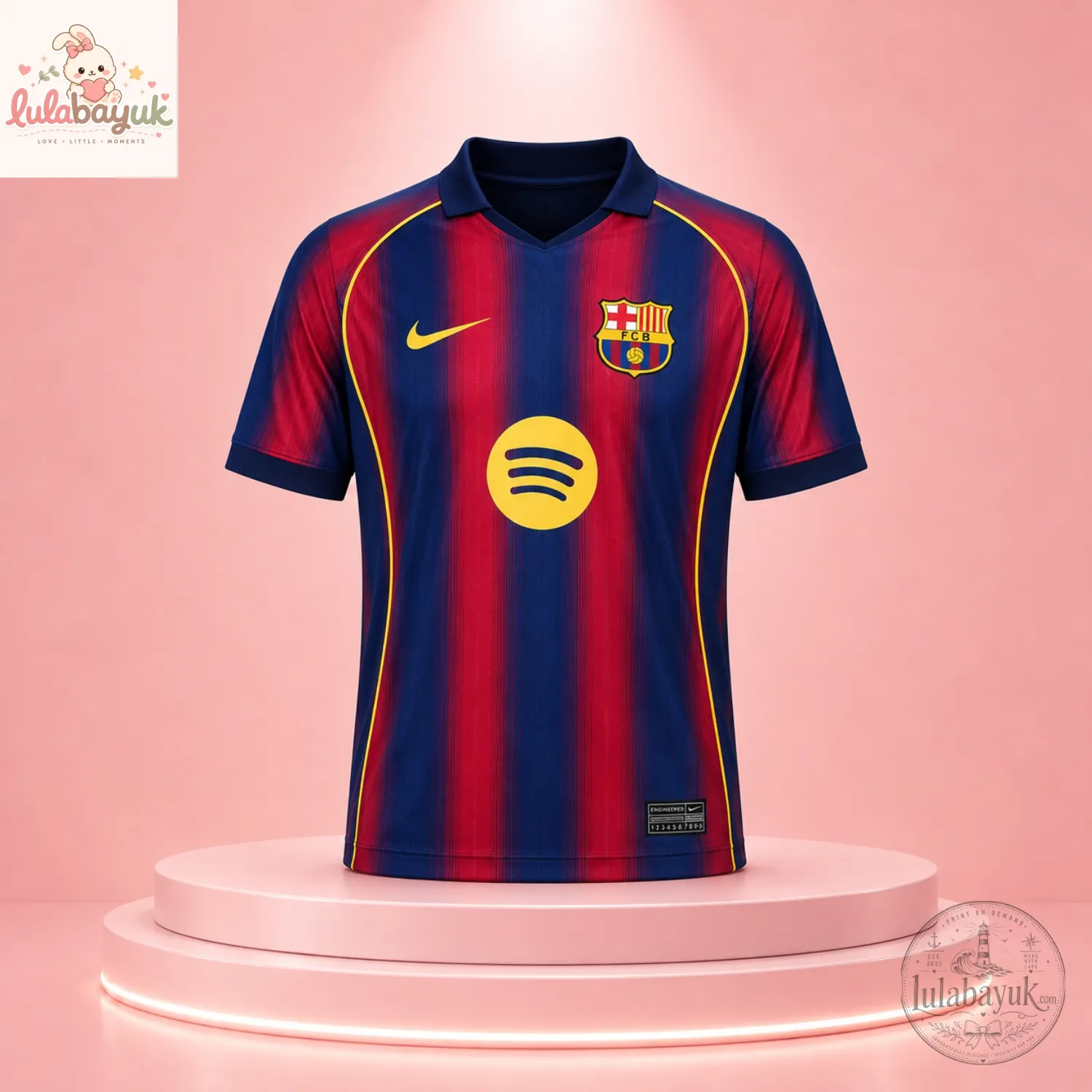 Barcelona x Spain 2000s Retro Vibe Concept Jersey
