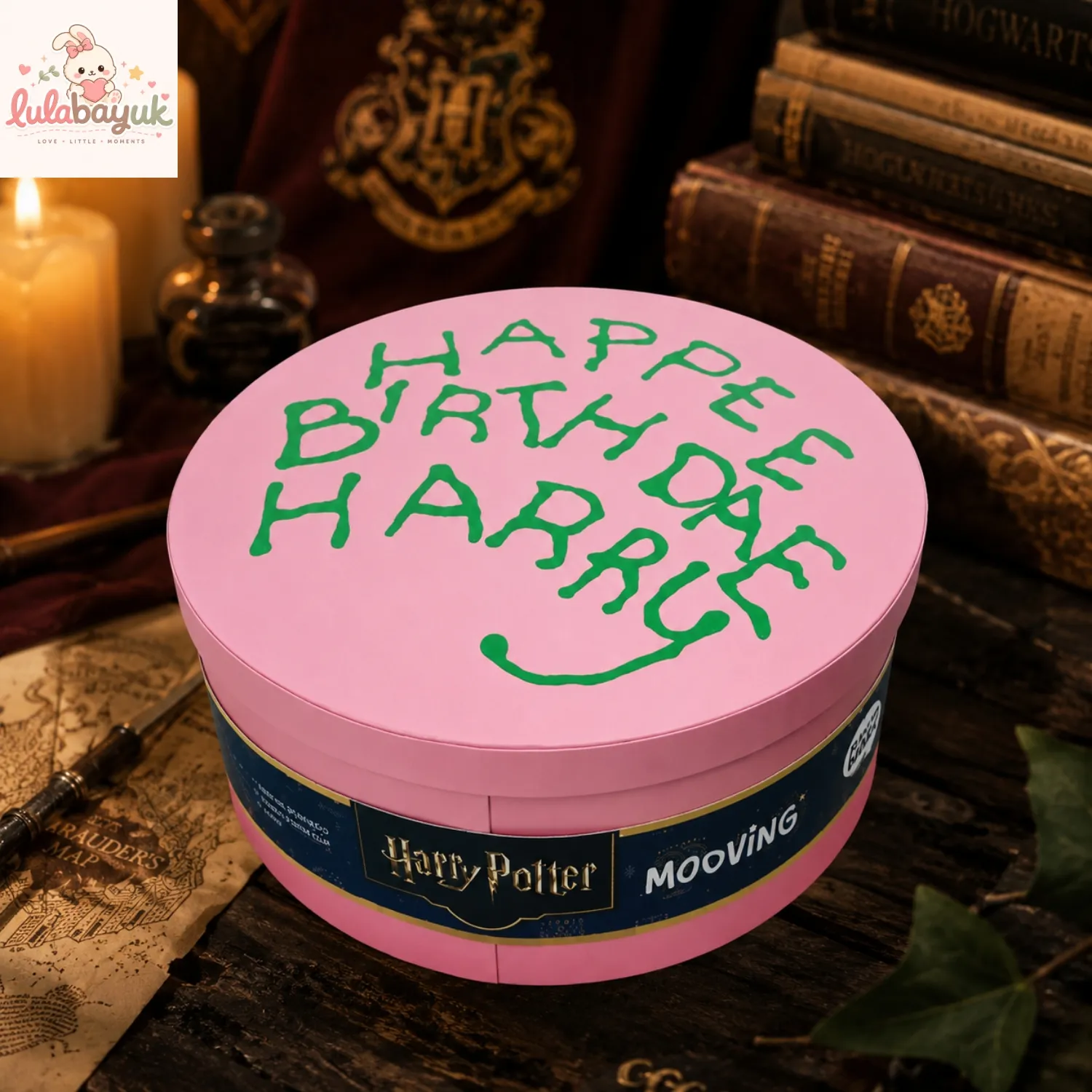 Harry Potter Wizarding Birthday Pink Cake Collector Gift Box Set