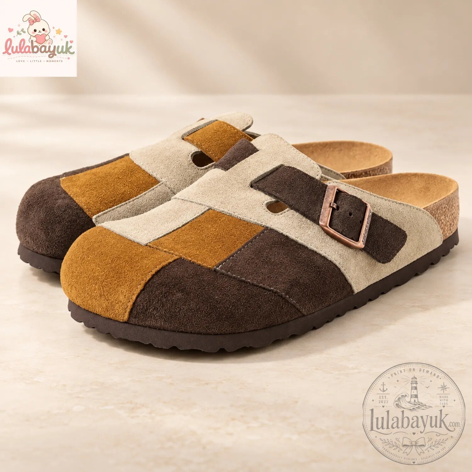 BEAMS x Birkenstock Boston Patchwork Suede Clogs 6 BEAMS x Birkenstock Boston Patchwork Suede Clogs