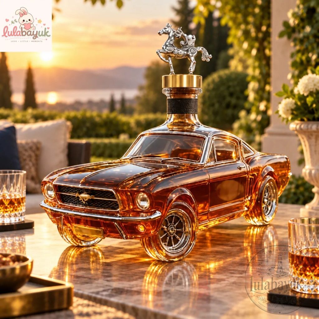 Ford Mustang Classic Car Whiskey Decanter Ford Mustang Classic Car Whiskey Decanter