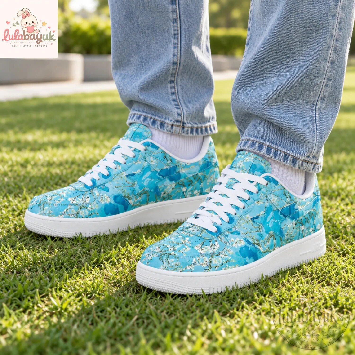 Vincent Van Gogh Almond Blossoms Custom Sneakers 6 Vincent Van Gogh Almond Blossoms Custom Sneakers