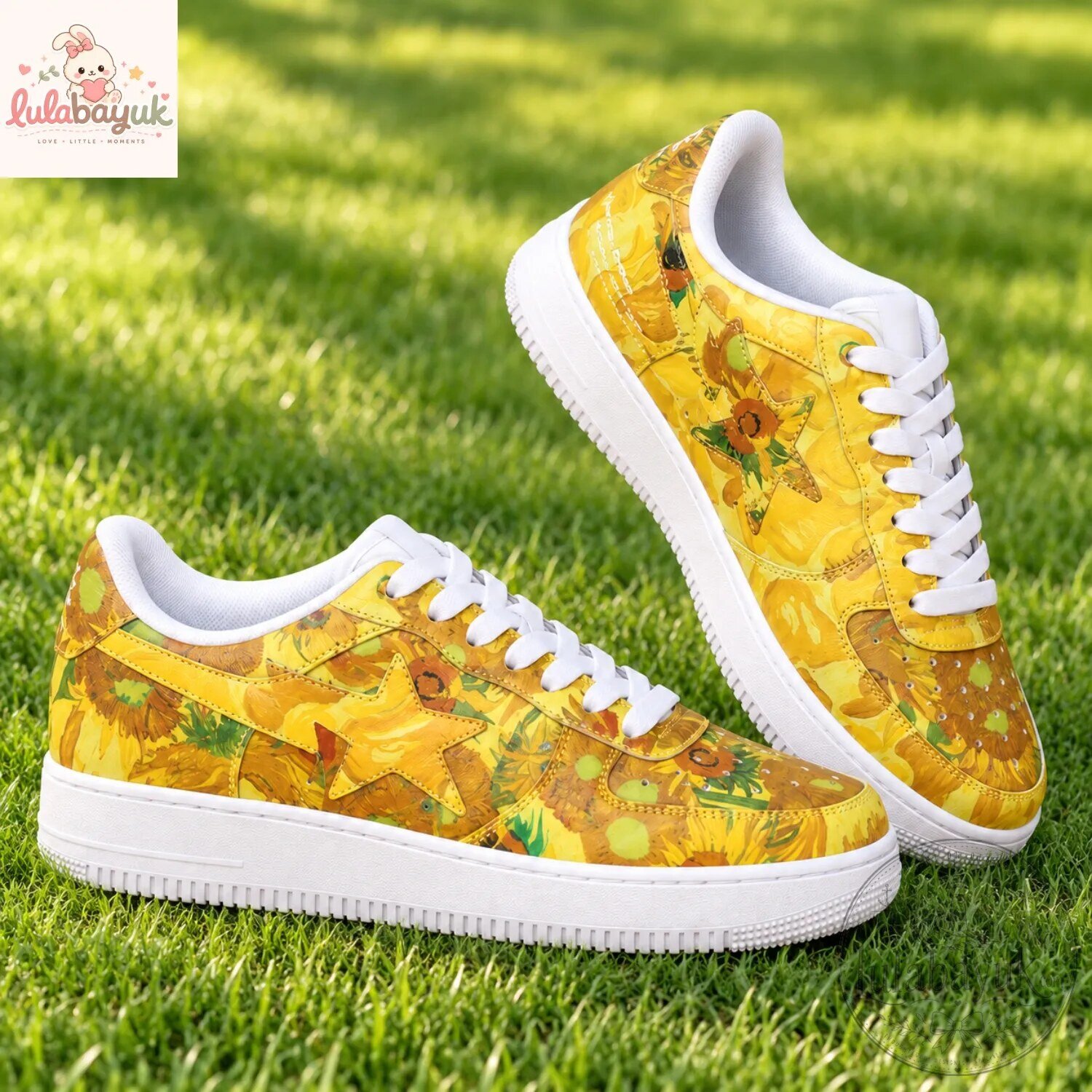 Vincent Van Gogh Sunflowers Custom Sneakers 5 Vincent Van Gogh Sunflowers Custom Sneakers