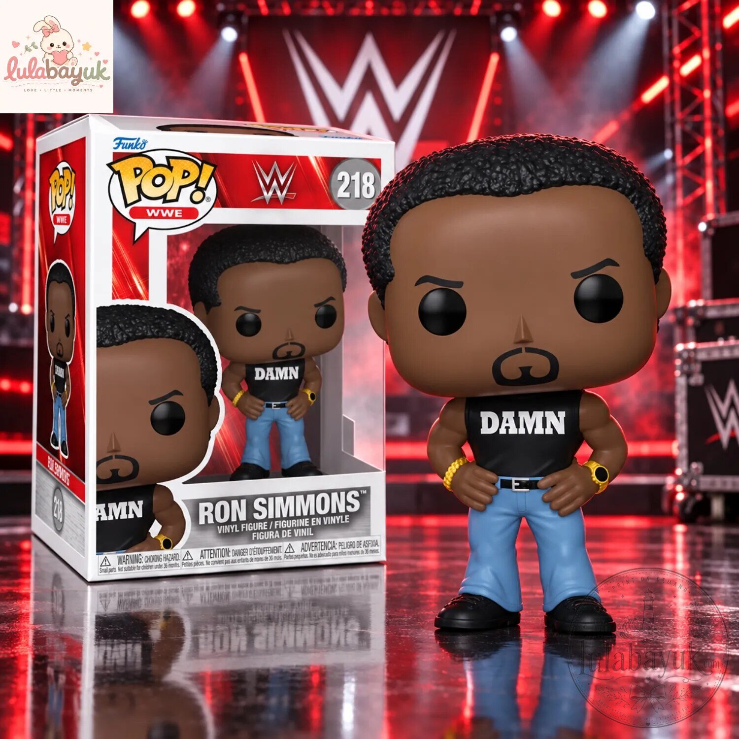 WWE Ron Simmons Damn Funko Pop Figure 4 WWE Ron Simmons Damn Funko Pop Figure