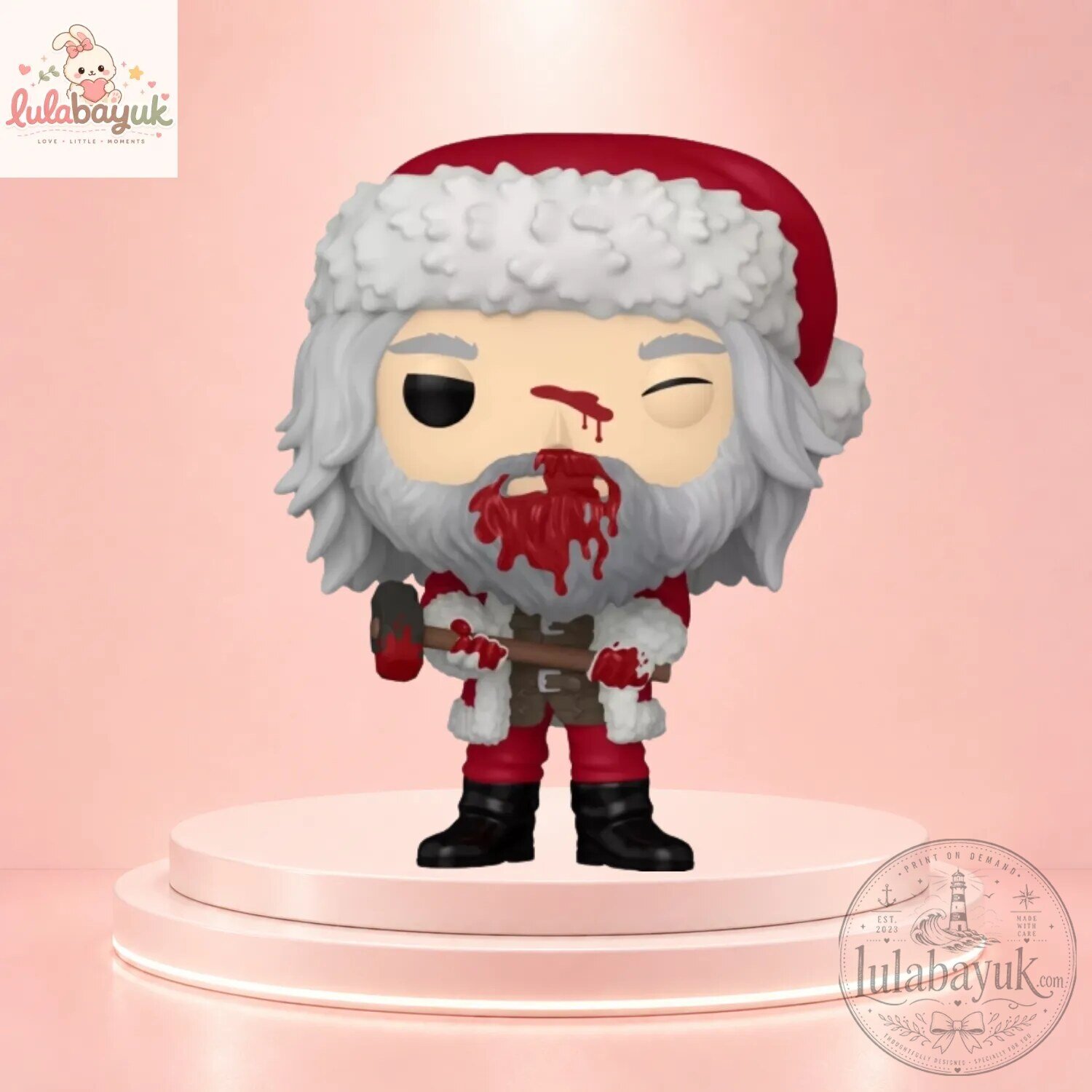Violent Night Santa Claus Bloody Collectible Figure