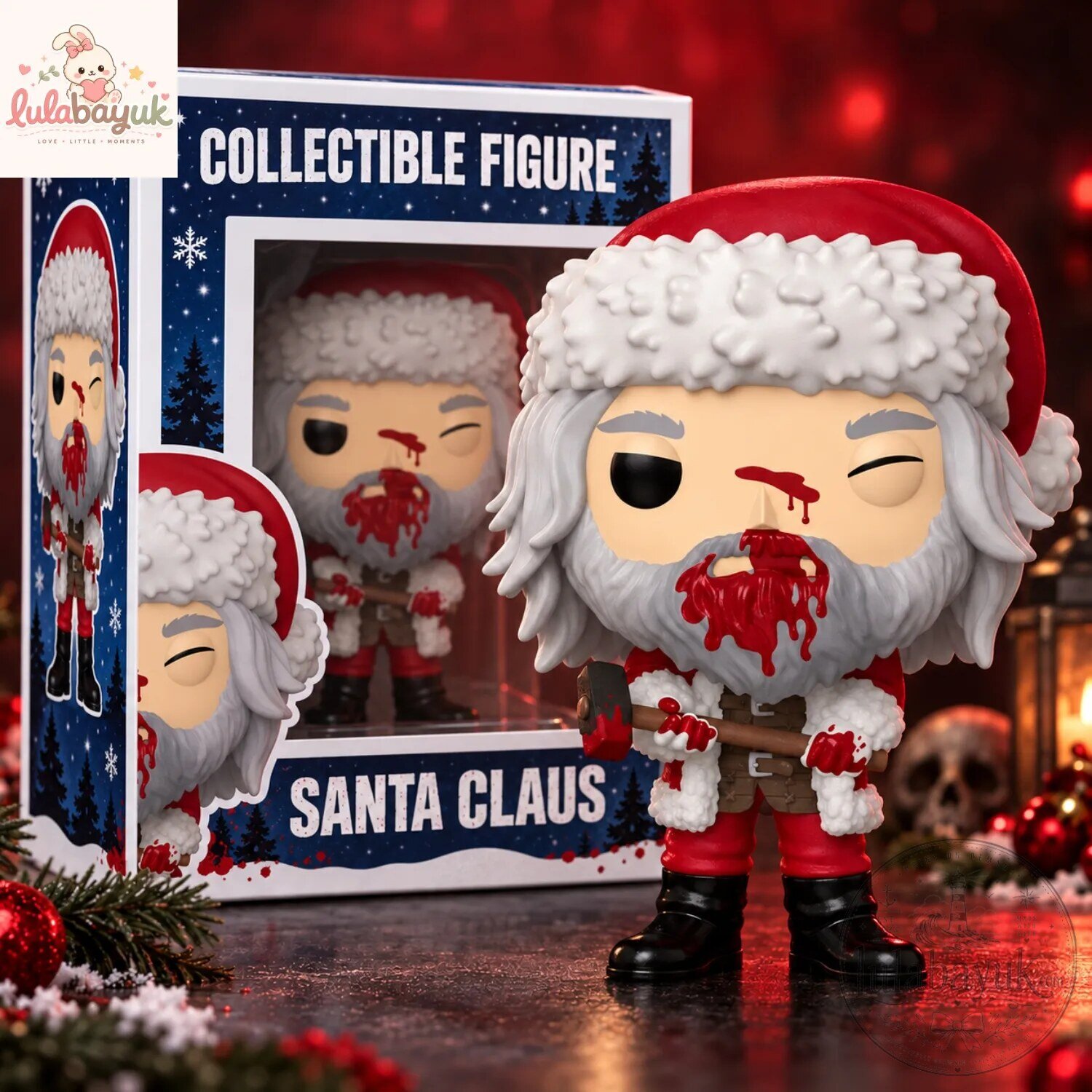 Violent Night Santa Claus Bloody Collectible Figure 4 Violent Night Santa Claus Bloody Collectible Figure