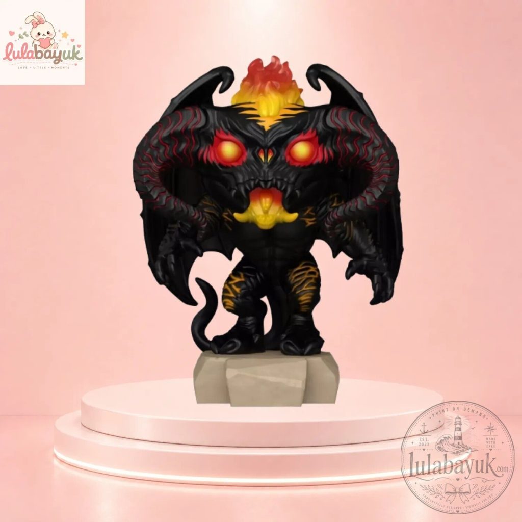 "Epic LOTR Funko Pops: Balrog Glow & Sauron With Barad-dur" 12 The Lord Of The Rings Balrog Glow In The Dark Funko Pop Figure