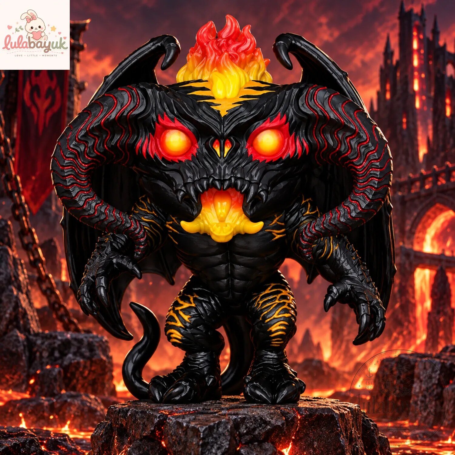 The Lord Of The Rings Balrog Glow In The Dark Funko Pop Figure 4 The Lord Of The Rings Balrog Glow In The Dark Funko Pop Figure