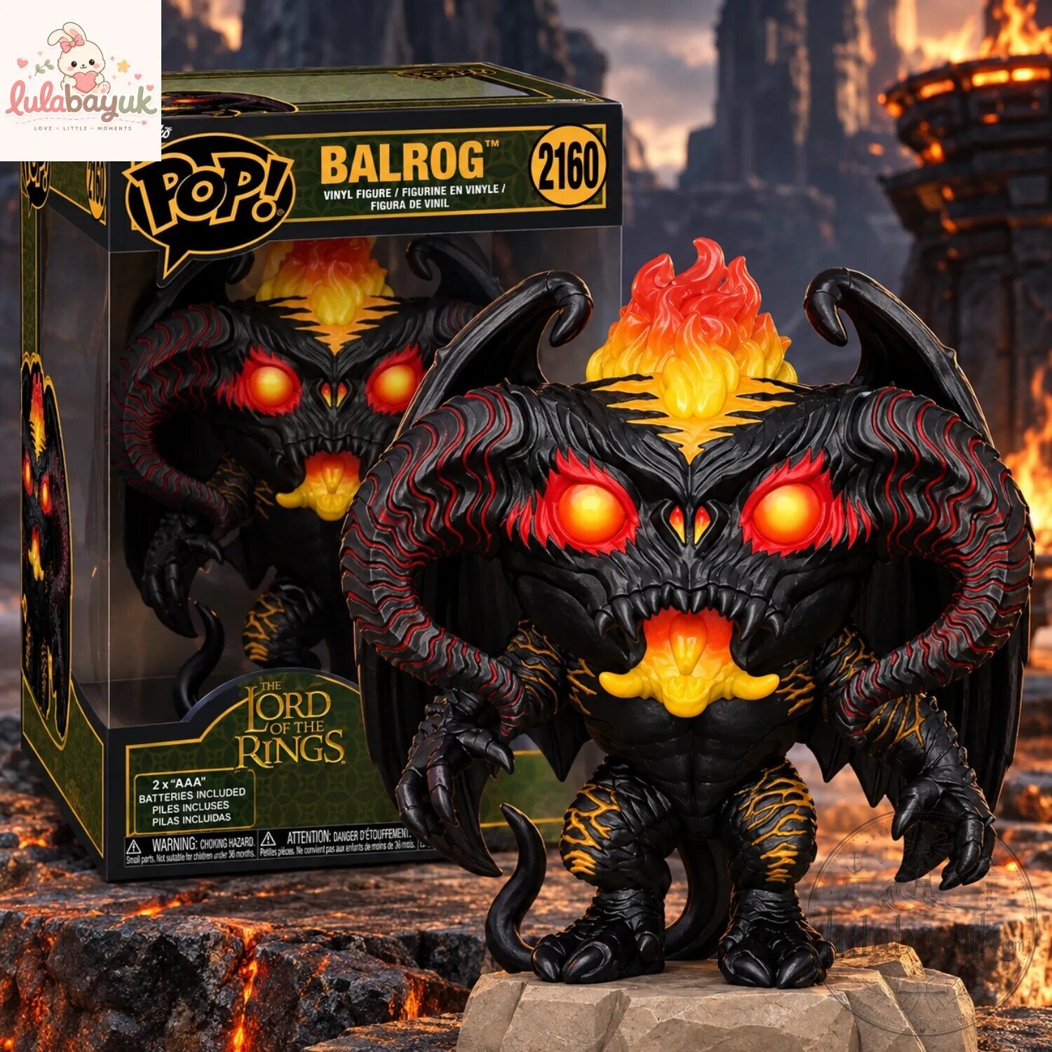The Lord Of The Rings Balrog Glow In The Dark Funko Pop Figure 5 The Lord Of The Rings Balrog Glow In The Dark Funko Pop Figure