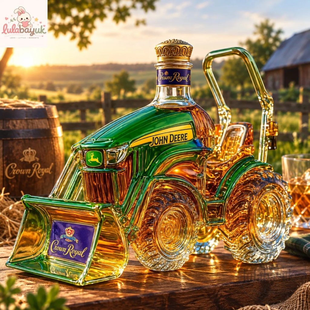 John Deere Tractor Whiskey Decanter Bottle John Deere Tractor Whiskey Decanter Bottle