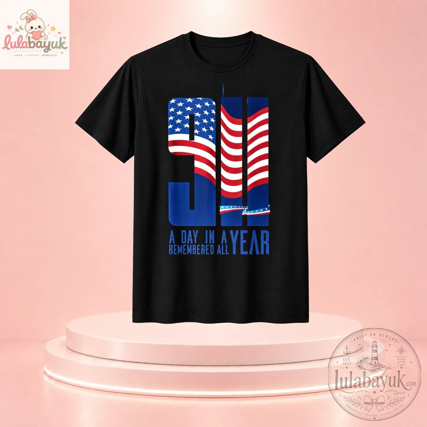 911 Never Forget Memorial T-Shirt